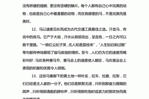 军中之马：解读男命中的独特命运与象征意义